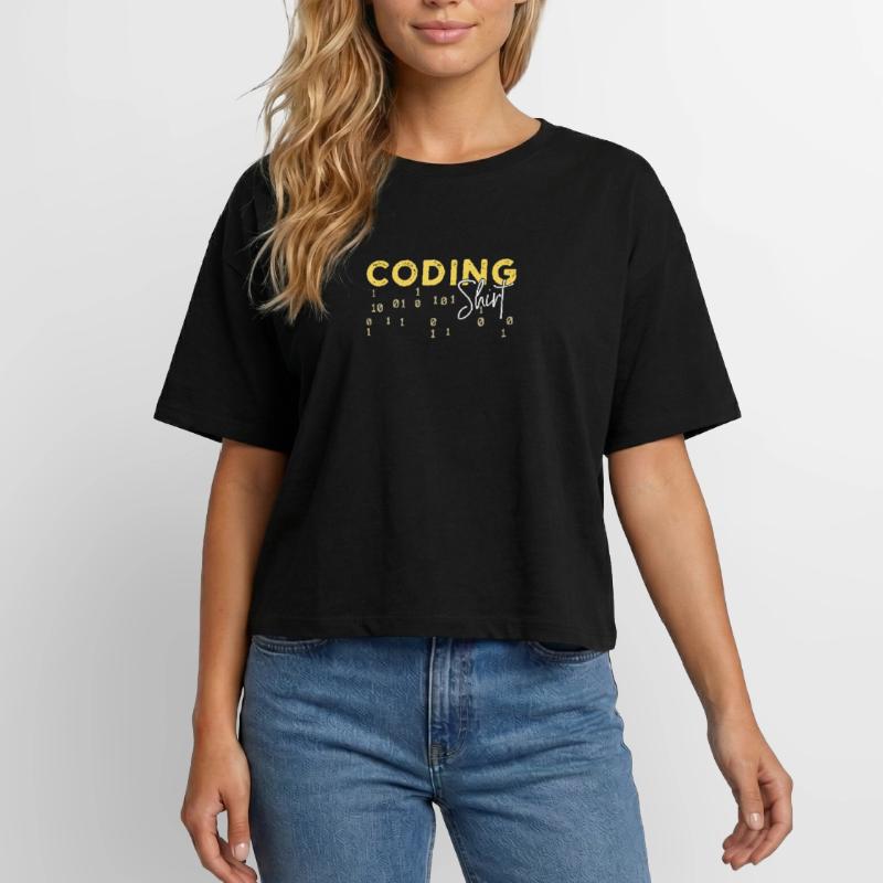 Coden Statement Developer Programmer Scripting Relaxed Fit Women's Modal Cotton T-Shirt by Stanley/Stella
