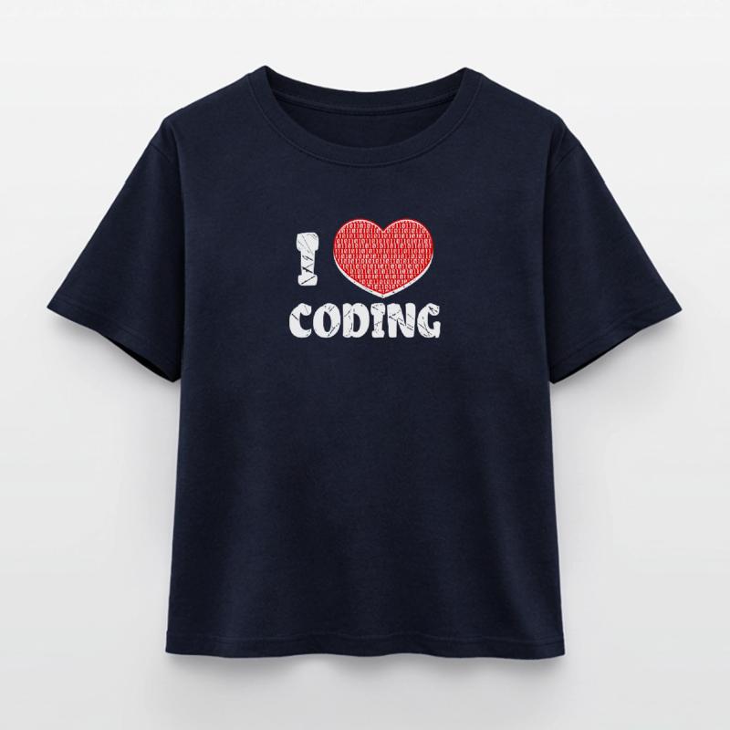 Developer Herz Coden Statement Programmierer Relaxed Fit Frauen Modal Cotton T-Shirt von Stanley/Stella