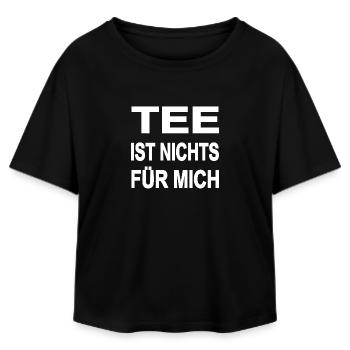 Tee - Relaxed Fit Frauen Modal Cotton T-Shirt von Stanley/Stella - Schwarz - Vorne - AI Model Female 172 light (172cm)