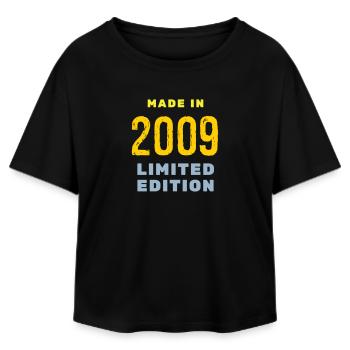 2009 - Relaxed Fit Women's Modal Cotton T-Shirt by Stanley/Stella - black - Front - AI Model Female 172 light (172cm)