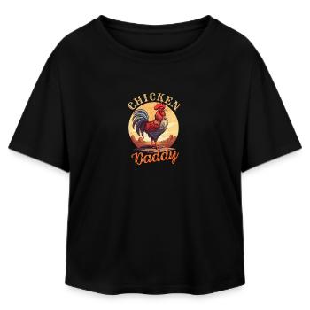 Königlicher Waliser mit Hahnenkopf - Relaxed Fit Frauen Modal Cotton T-Shirt von Stanley/Stella - Schwarz - Vorne - AI Model Female 172 light (172cm)