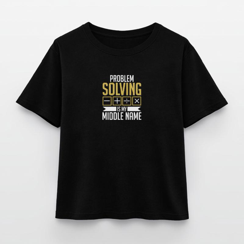 Math Math Teacher Problem Solving My Middle Name Relaxed Fit Women's Modal Cotton T-Shirt by Stanley/Stella