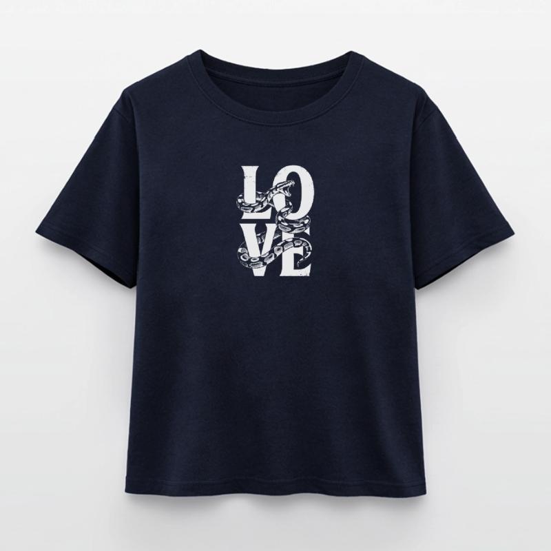 Königspython Schlangen LOVE Terrarium Python Relaxed Fit Frauen Modal Cotton T-Shirt von Stanley/Stella