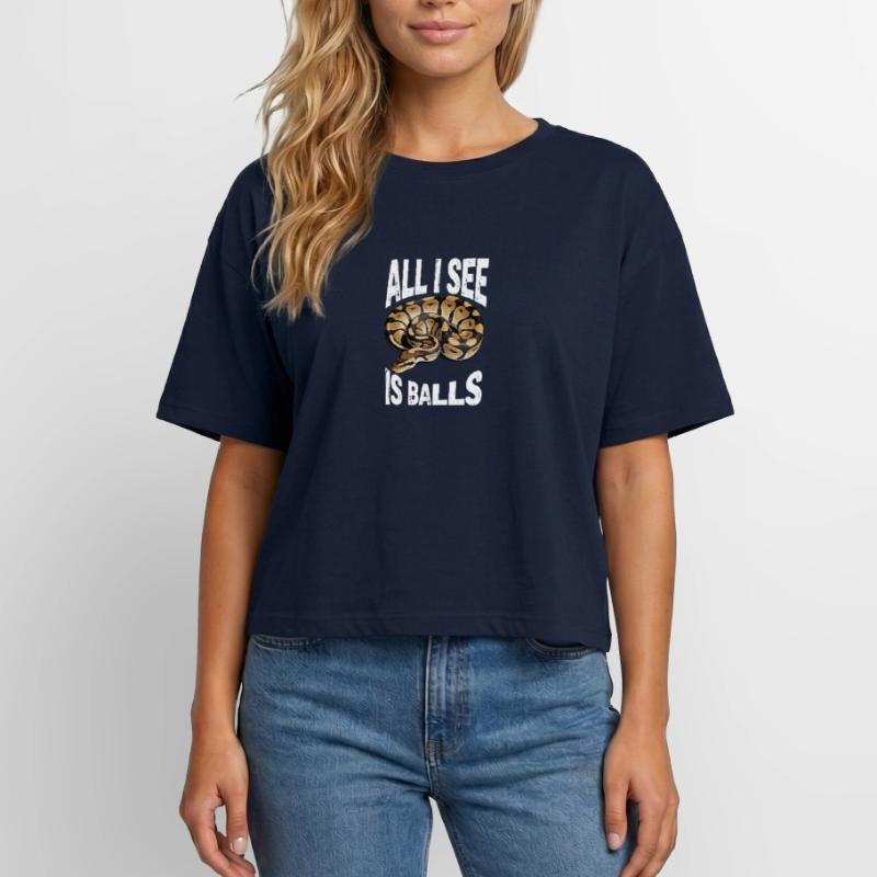 King Python Snakes Lover Terrarium Python Relaxed Fit Women's Modal Cotton T-Shirt by Stanley/Stella