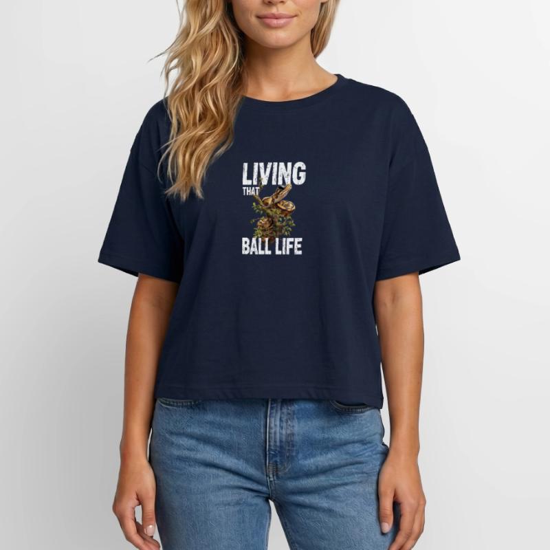 King Python Snakes Lover Terrarium Python Relaxed Fit Women's Modal Cotton T-Shirt by Stanley/Stella