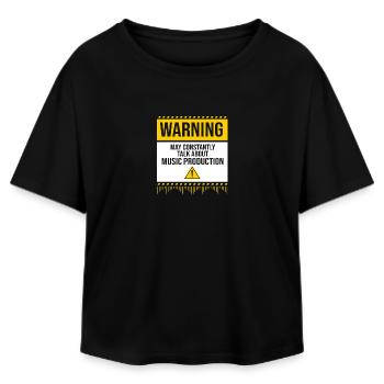 Keyboard DJ Djing Label - Relaxed Fit Women's Modal Cotton T-Shirt by Stanley/Stella - black - Front - AI Model Female 172 light (172cm)