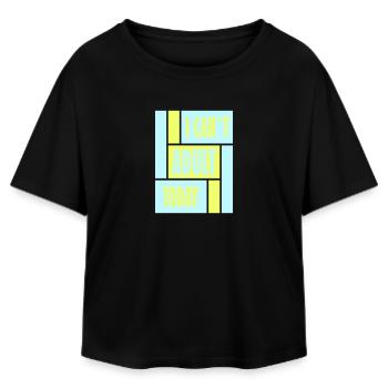 Je ne peux pas parler d’adulte aujourd’hui Drôle de Dicton-Adulte Logo - T-shirt femme coupe décontractée en coton modal Stanley/Stella - noir - Devant - AI Model Female 172 light (172cm)