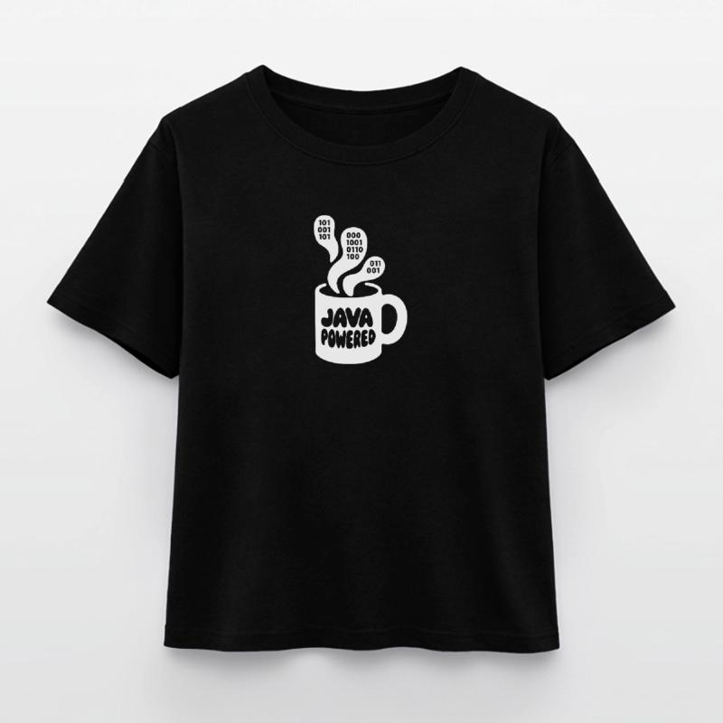 Java Powered Mug: Binary Steam Relaxed Fit Women's Modal Cotton T-Shirt by Stanley/Stella