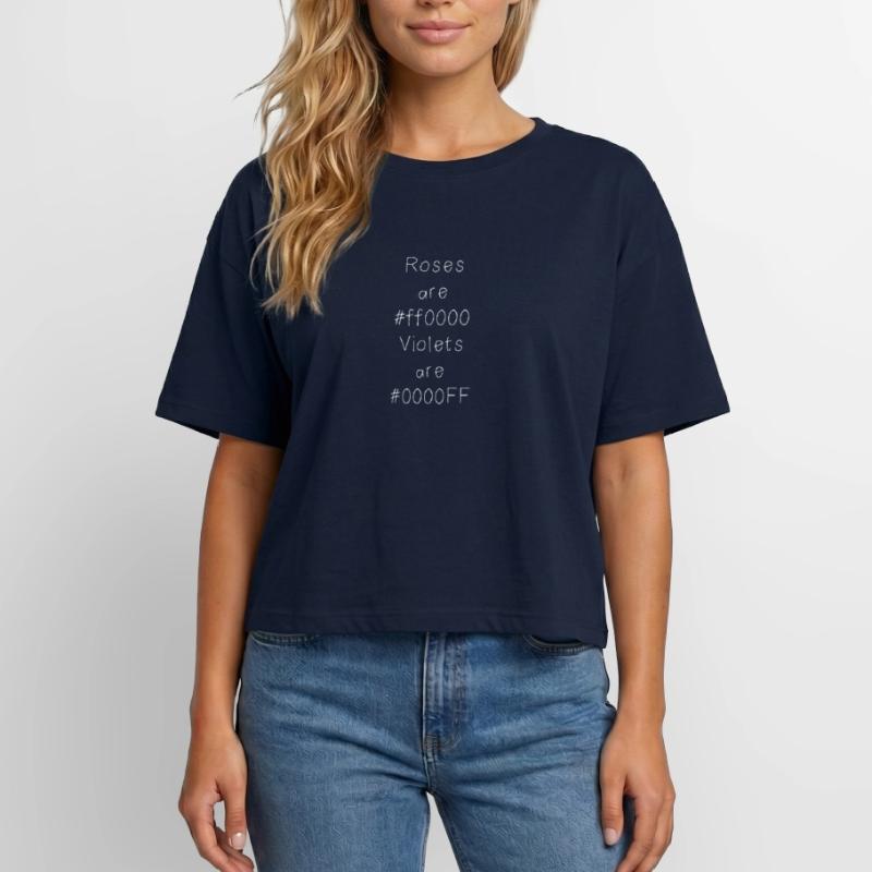 Hex color code joke for developers, coders and web... Relaxed Fit Women's Modal Cotton T-Shirt by Stanley/Stella