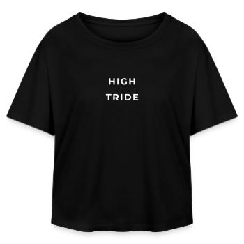 High Pride Bold Typography - T-shirt femme coupe décontractée en coton modal Stanley/Stella - noir - Devant - AI Model Female 172 light (172cm)
