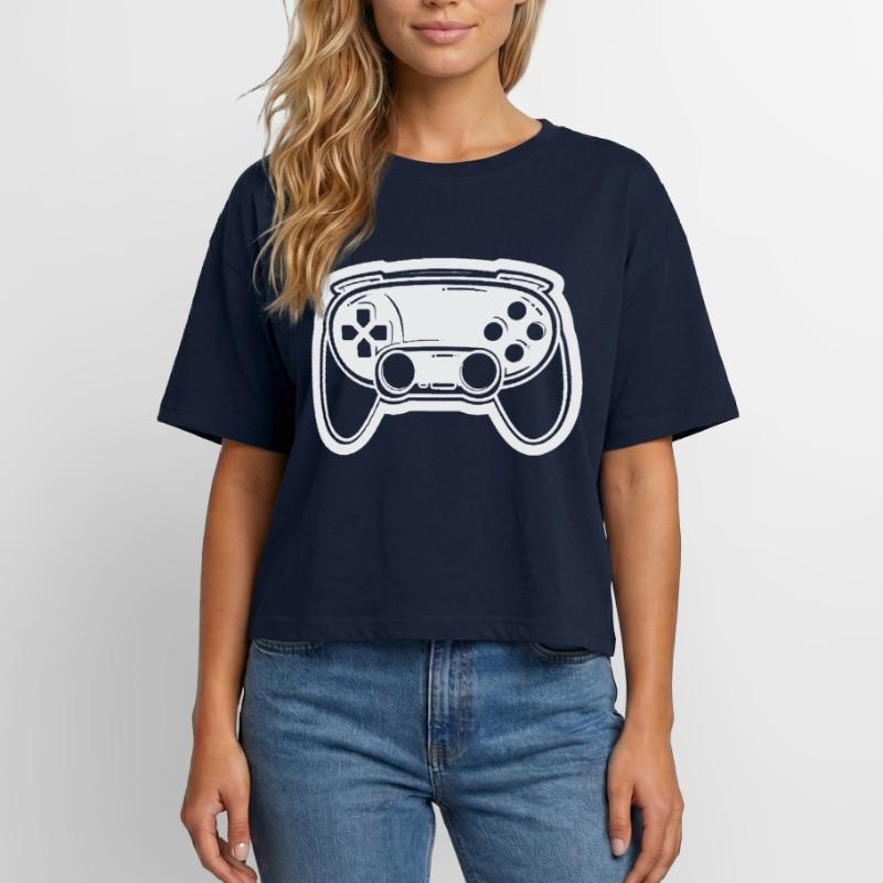Video Game Controller Drawing Relaxed Fit Women's Modal Cotton T-Shirt by Stanley/Stella