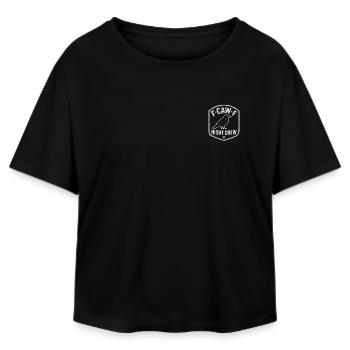 F-Caw-F Équipe de Nuit Corbeau Corbeau Humour de Nuit - T-shirt femme coupe décontractée en coton modal Stanley/Stella - noir - Devant - AI Model Female 172 light (172cm)
