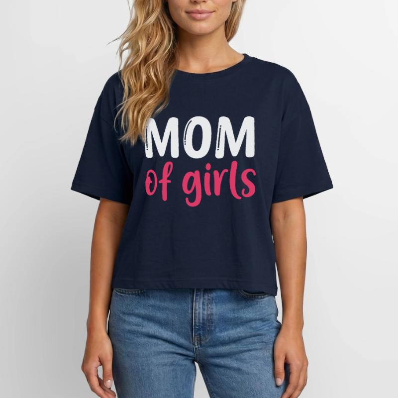 Mutter der Mädchen – Beste Mutter – Muttertag Relaxed Fit Frauen Modal Cotton T-Shirt von Stanley/Stella