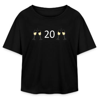 20. Geburtstag 20 Jahre Geburtstag - Relaxed Fit Frauen Modal Cotton T-Shirt von Stanley/Stella - Schwarz - Vorne - AI Model Female 172 light (172cm)
