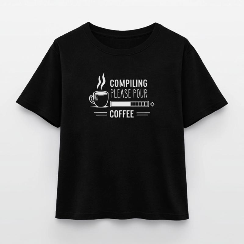 Aus Kaffee Code generieren Programmierer Relaxed Fit Frauen Modal Cotton T-Shirt von Stanley/Stella