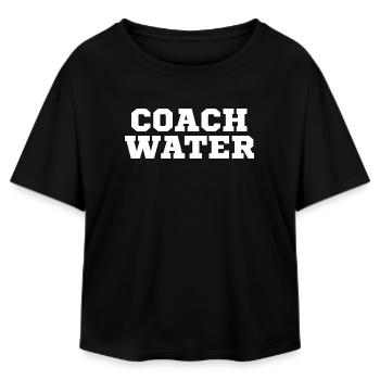 Coach Water Bloc - T-shirt femme coupe décontractée en coton modal Stanley/Stella - noir - Devant - AI Model Female 172 light (172cm)