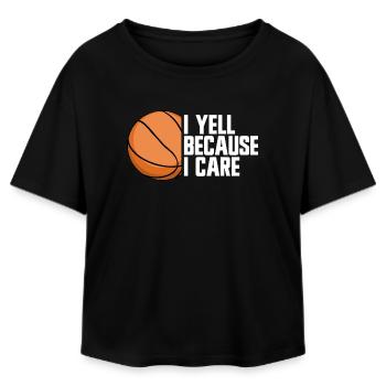 Basketball Parent Basketball - Relaxed Fit Women's Modal Cotton T-Shirt by Stanley/Stella - black - Front - AI Model Female 172 light (172cm)