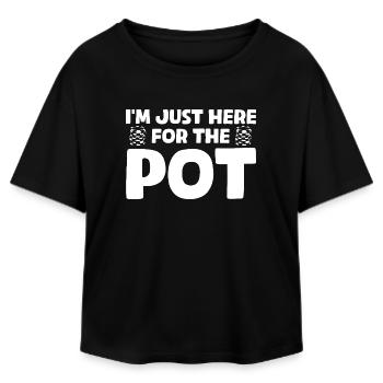 For the pot Casino Glücksspiel Lustiger Spieler - Relaxed Fit Frauen Modal Cotton T-Shirt von Stanley/Stella - Schwarz - Vorne - AI Model Female 172 light (172cm)