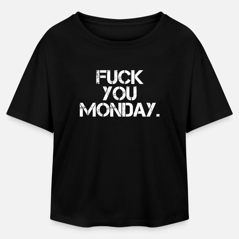 Vaffanculo lunedì - T-shirt donna in cotone biologico e modal di Stanley/Stella - nero
