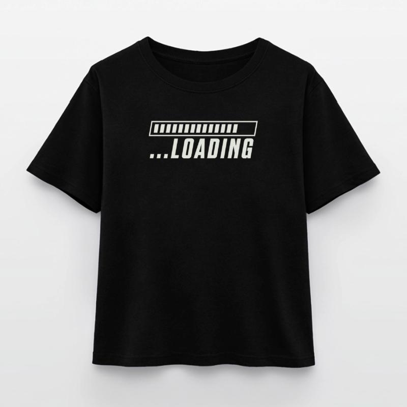 Loading Bar Loading Progress Relaxed Fit Women's Modal Cotton T-Shirt by Stanley/Stella