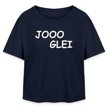 JOOO GLEI - Relaxed Fit Frauen Modal Cotton T-Shirt von Stanley/Stella - Navy - Vorne - AI Model Female 172 light (172cm)