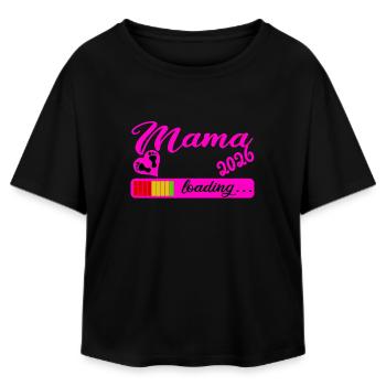 Mama 2026 - Relaxed Fit Frauen Modal Cotton T-Shirt von Stanley/Stella - Schwarz - Vorne - AI Model Female 172 light (172cm)