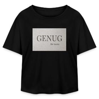 Ça suffit pour aujourd’hui - T-shirt femme coupe décontractée en coton modal Stanley/Stella - noir - Devant - AI Model Female 172 light (172cm)