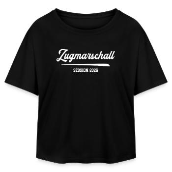 Train Marshal Carnival 2026 Carnival Carnival Parade - Relaxed Fit Women's Modal Cotton T-Shirt by Stanley/Stella - black - Front - AI Model Female 172 light (172cm)