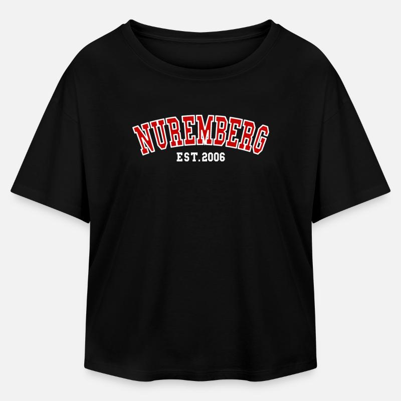 Nuremberg Est. 2006 - Relaxed Fit Women's Modal Cotton T-Shirt by Stanley/Stella - black