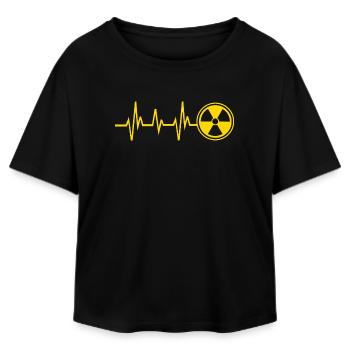 X-ray technician - Relaxed Fit Women's Modal Cotton T-Shirt by Stanley/Stella - black - Front - AI Model Female 172 light (172cm)