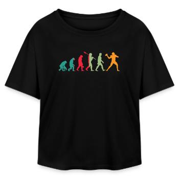Football américain - T-shirt femme coupe décontractée en coton modal Stanley/Stella - noir - Devant - AI Model Female 172 light (172cm)