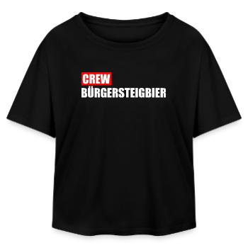 Crew Sidewalk Beer Local Control Trip OKF - Relaxed Fit Women's Modal Cotton T-Shirt by Stanley/Stella - black - Front - AI Model Female 172 light (172cm)