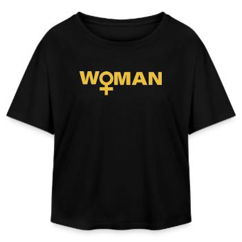 FEMME - T-shirt femme coupe décontractée en coton modal Stanley/Stella - noir - Devant - AI Model Female 172 light (172cm)