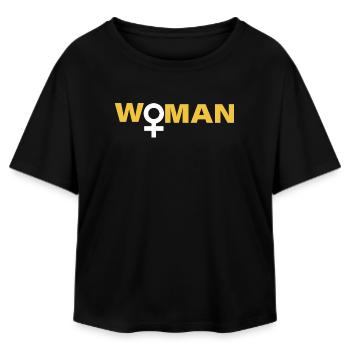 Femme - T-shirt femme coupe décontractée en coton modal Stanley/Stella - noir - Devant - AI Model Female 172 light (172cm)