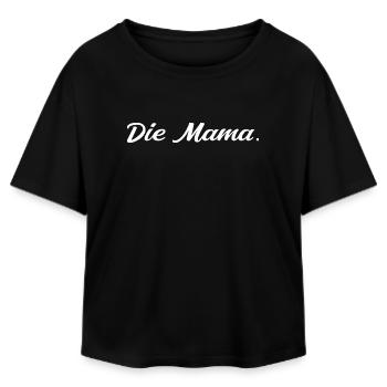 Die Mama - Mutter Geschenk - Relaxed Fit Frauen Modal Cotton T-Shirt von Stanley/Stella - Schwarz - Vorne - AI Model Female 172 light (172cm)