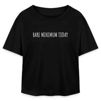 DAS ABSOLUTE MINIMUM HEUTE - Relaxed Fit Frauen Modal Cotton T-Shirt von Stanley/Stella - Schwarz - Vorne - AI Model Female 172 light (172cm)
