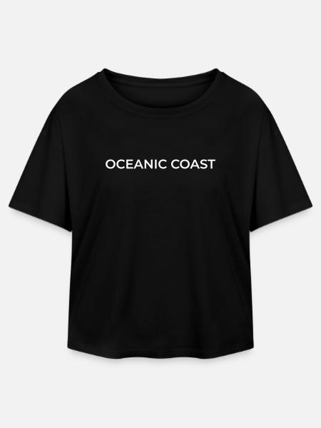 ATLANTEA - Oceanic Coast - Relaxed Fit Women's Modal Cotton T-Shirt by Stanley/Stella - black