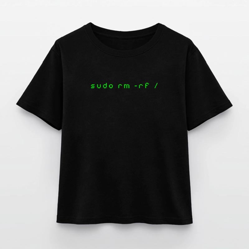 Linux rm-rf T-Shirt - Admin Sys & Dev Order Relaxed Fit Women's Modal Cotton T-Shirt by Stanley/Stella