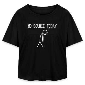 No bounce today Stock Market Stock Market Trader - Relaxed Fit Women's Modal Cotton T-Shirt by Stanley/Stella - black - Front - AI Model Female 172 light (172cm)