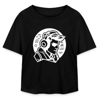 Amateurs de jeux vidéo - T-shirt femme coupe décontractée en coton modal Stanley/Stella - noir - Devant - AI Model Female 172 light (172cm)