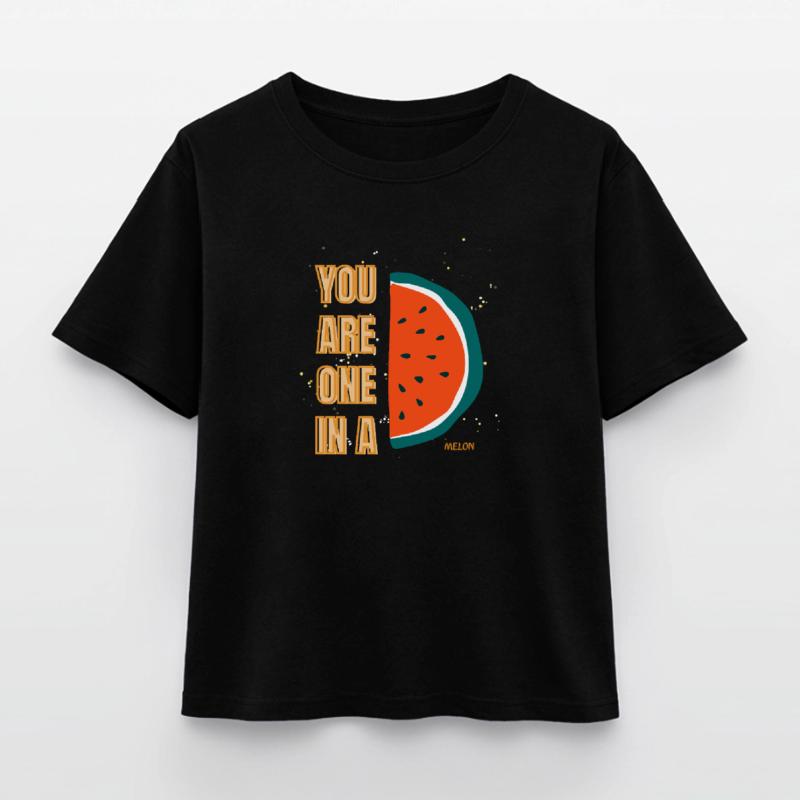 C’est drôle, tu es un dans une pastèque, pastèque, fruit de jeu de mots T-shirt femme coupe décontractée en coton modal Stanley/Stella