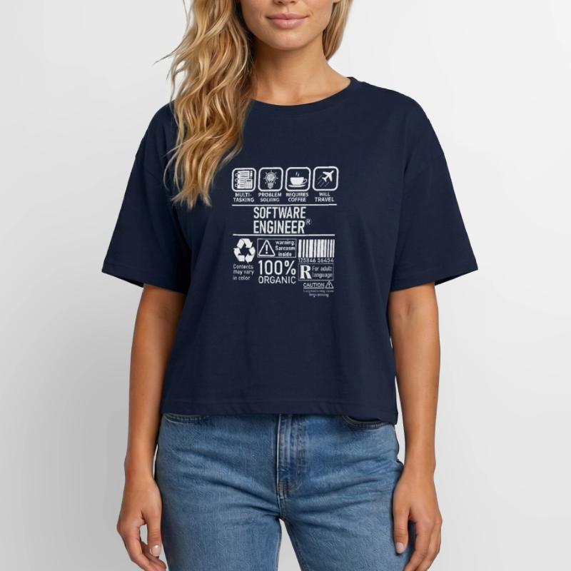 Software Engineer multi tasking problem solving Relaxed Fit Women's Modal Cotton T-Shirt by Stanley/Stella