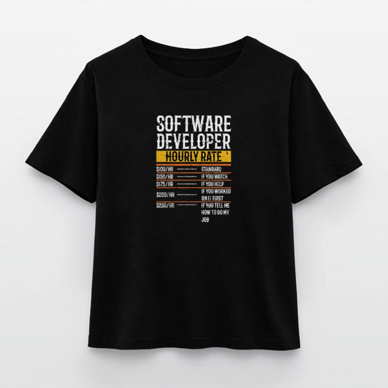 Software Developer Hourly Rate Software Developer Relaxed Fit Women's Modal Cotton T-Shirt by Stanley/Stella