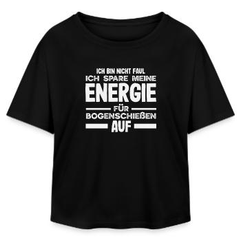 Ich gehe Bogenschießen - Relaxed Fit Frauen Modal Cotton T-Shirt von Stanley/Stella - Schwarz - Vorne - AI Model Female 172 light (172cm)