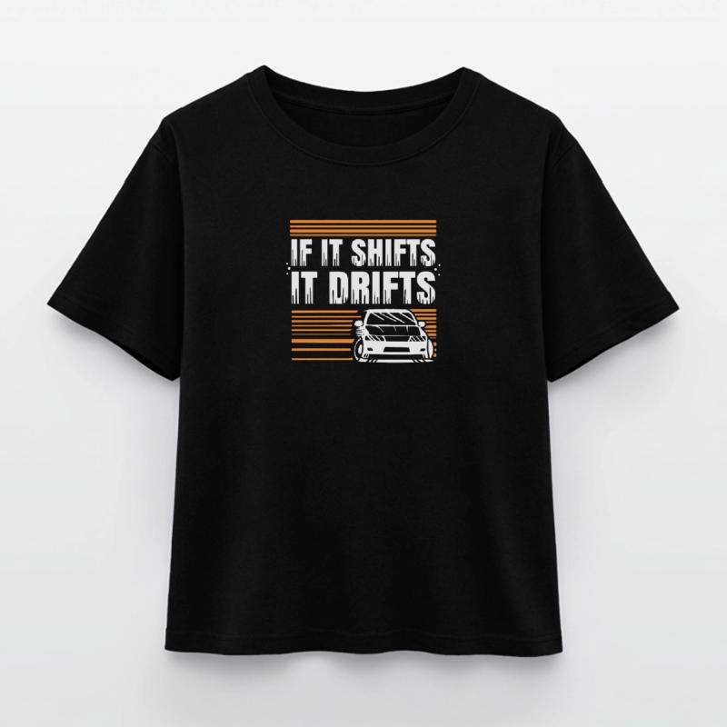 Si ça bouge, ça dérape, devis de dérapage de voiture, devis de conception T-shirt femme coupe décontractée en coton modal Stanley/Stella
