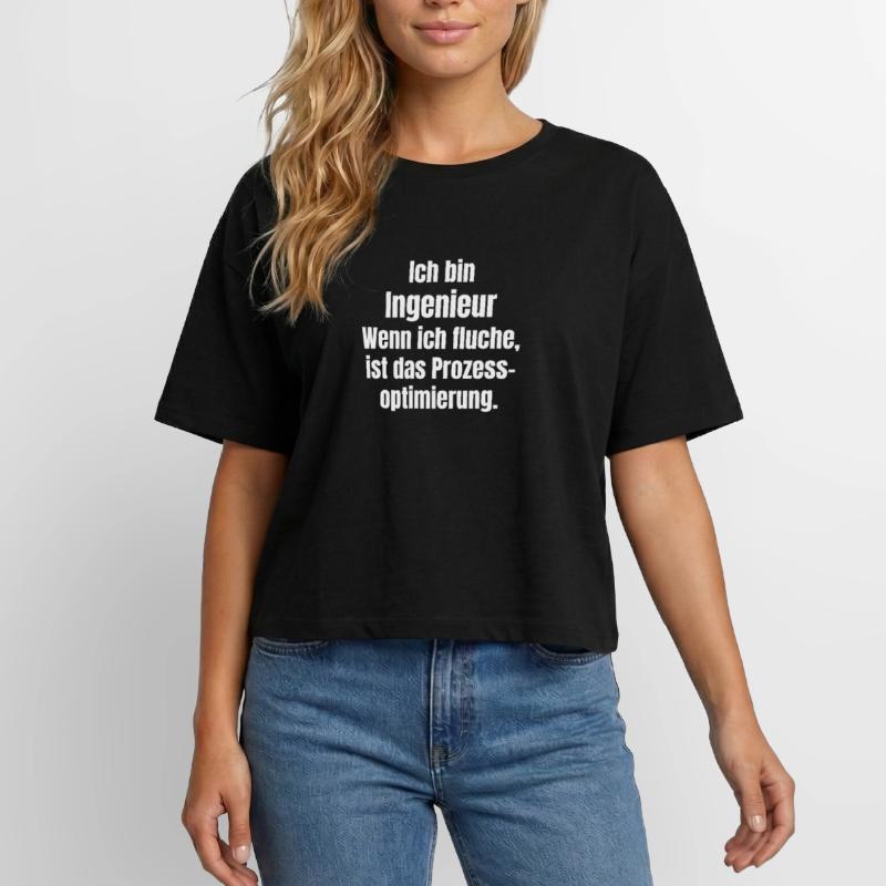 Engineer Saying Process Optimization Relaxed Fit Women's Modal Cotton T-Shirt by Stanley/Stella