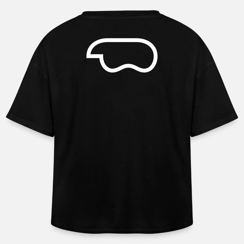 Controller-Outline-White - Relaxed Fit Women's Modal Cotton T-Shirt by Stanley/Stella - black