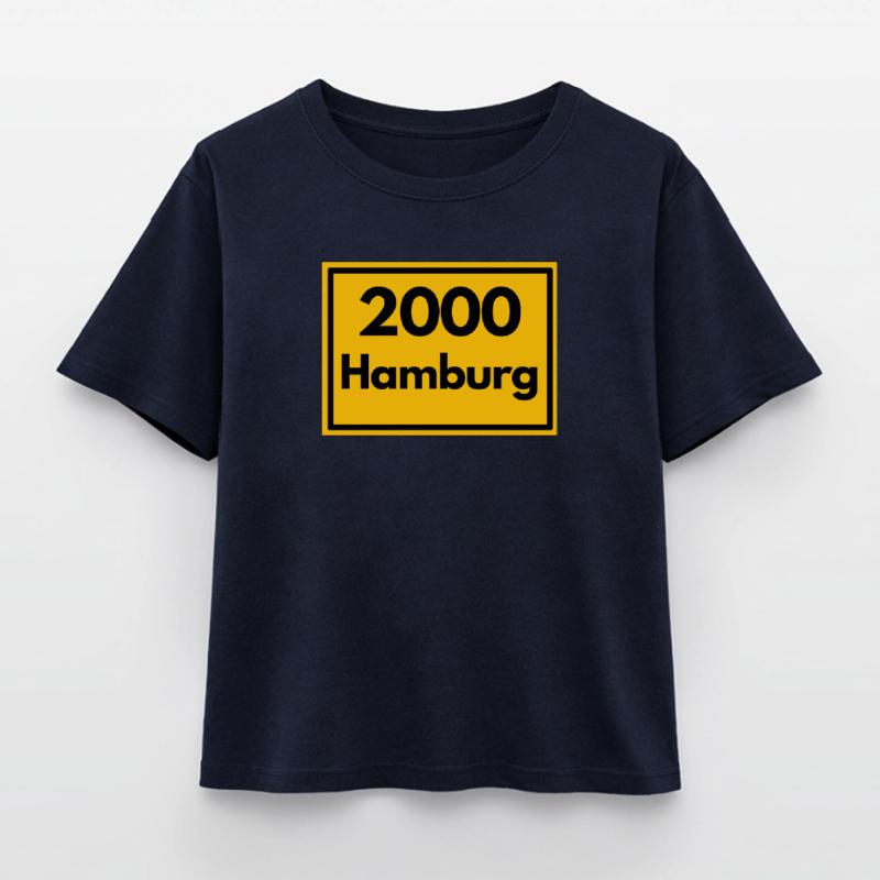 OLD POSTCODE POSTCODE RETRO 2000 HAMBURG - HAFEN Relaxed Fit Women's Modal Cotton T-Shirt by Stanley/Stella