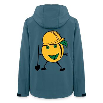 orange construction worker - Women’s Recycled Softshell Jacket by Stanley/Stella - stargazer - Back - AI Model Female 172 light (172cm)