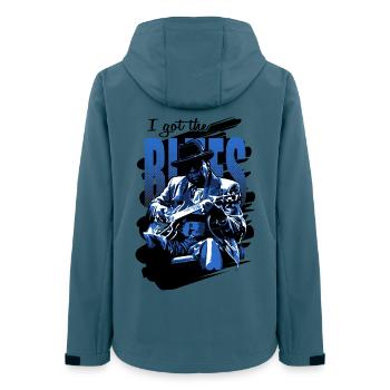 Got the blues - Veste softshell femme recyclée Stanley/Stella - bleu pétrole foncé - Dos - AI Model Female 172 light (172cm)